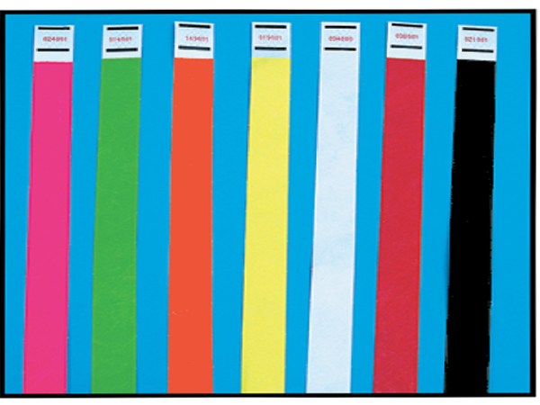 Tyvek Fiberband Security Wristband packed 100