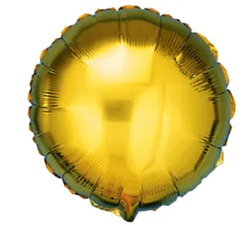 17" Gold Microfoil Balloon
