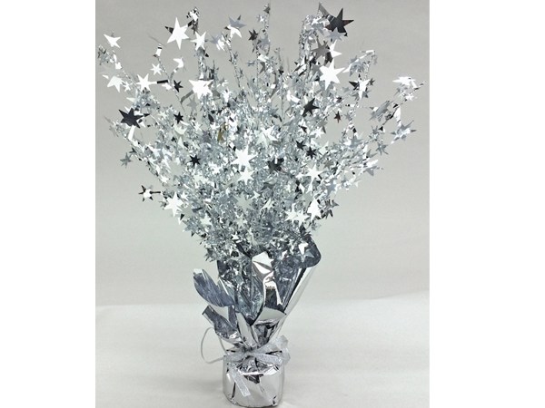 Silver Metallic Starburst
