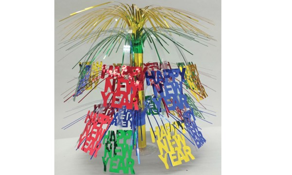 Happy New Year Table Centerpiece
