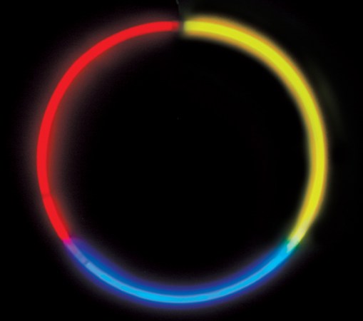 22" Tri Color Lite Rope Necklace