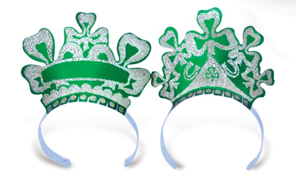 Shamrock Tinsel Tiaras