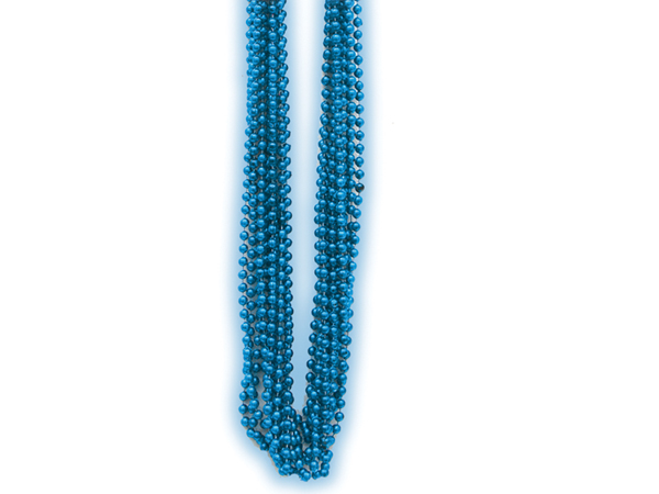 Blue Metallic Beads
