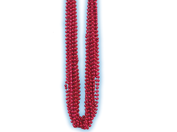 Red Metallic Beads