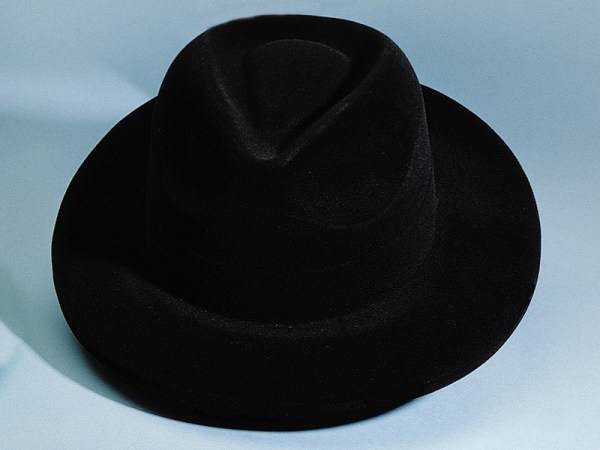 Black Velour Fedora