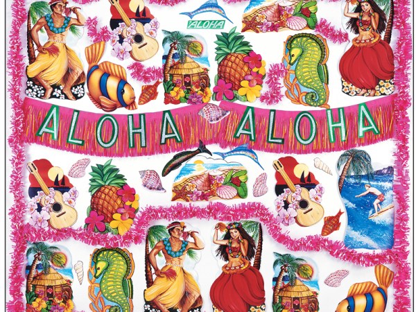 Luau Flame Resistant Decorating Kit