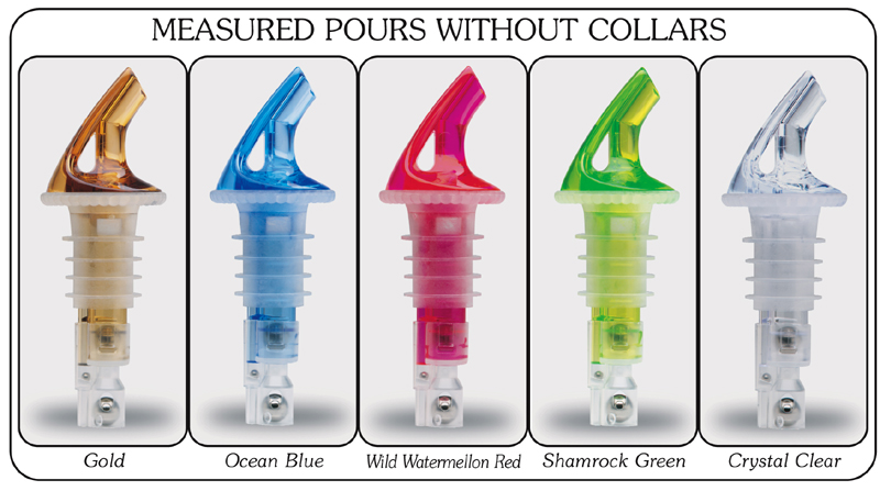 Precision Pour 3 Ball Liquor Pourers - Without Collars