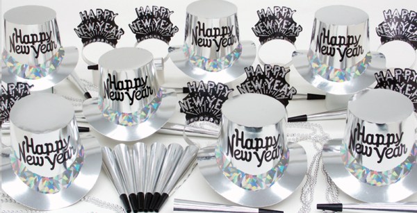 SILVER PARTY KITS FOR 50