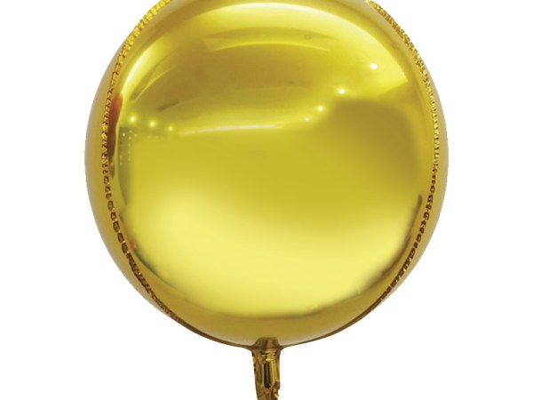 Gold 4D Balloon - 1 Pc.